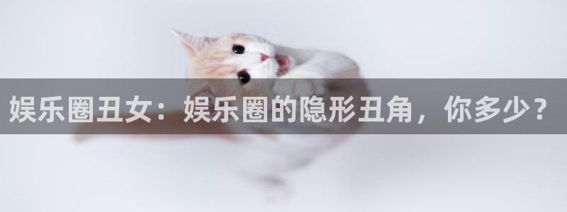 华信娱乐是什么平台：娱乐圈丑女：娱乐圈的隐形丑角，你多少？